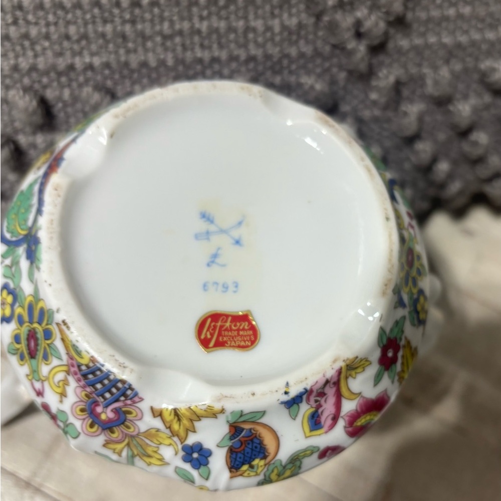 ❤️Vintage Lefton Paisley Fantasia Porcelain Teapot - Picture 7 of 7